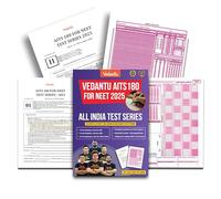 Vedantu All India Test Series AITS 180 For NEET Examination 2025 | NCERT Based Mock Test On The Latest NTA Pattern | OMR Practice Sheets And Detailed Solution Booklet With 16 Tests