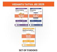 Vedantu JEE Physics, Chemistry and Mathemetics for Class 12 Tatva Question Bank | JEE Main and JEE Advanced 2025 Edition | Previous Year Question Bank and Exercises | Set of 11 Books