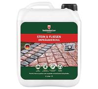 Veddelholzer 5 L de mastic pour pierre, imprégnation de pierre extérieure, application universelle pour toutes les surfaces absorbantes, granit, clinker, pierre naturelle, dalles de terrasse, pavés,