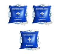 Veddelholzer Coussin gonflable XXL 3 fois 120 x 120 cm avec corde de 12 m - Coussin de piscine d'hiver pour couverture de piscine - Accessoire de piscine - Moyen d'hiver pour toiture de piscine en