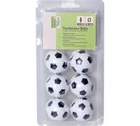 VEDES Großhandel GmbH - Ware NG Lot de 6 Ballons de Football de Rechange pour Baby-Foot Multicolore Ø 36 mm