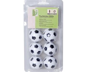 VEDES Großhandel GmbH - Ware NG Lot de 6 Ballons de Football de Rechange pour Baby-Foot Multicolore Ø 36 mm