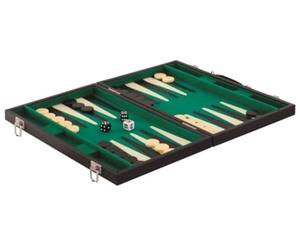 VEDES Grosshandelel GmbH - Ware Natural Games Backgammon en Cuir synthétique 61096086, Multicolore