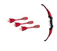 Vedes Kit d’arc et flèches pour enfants avec effets lumineux et sifflement, avec LED, ABS plastique sûr, idéal pour le jeu en extérieur