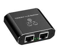 VEDINDUST Switch Ethernet Hub RJ45 2 Ports 1000Mbps 1 à 2 Multiprise Ethernet, Repartiteur Cable Ethernet RJ45 pour Ordinateurs Commutateurs Routeurs Boîtiers Décodeurs Téléviseurs