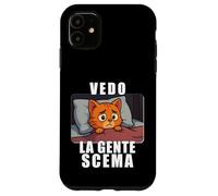 Vedo la Gente scema. Parodia per chi è circondato da idioti Coque pour iPhone 11
