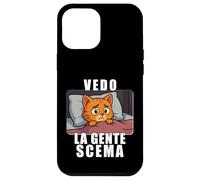 Vedo la Gente scema. Parodia per chi è circondato da idioti Coque pour iPhone 12 Pro Max