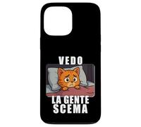 Vedo la Gente scema. Parodia per chi è circondato da idioti Coque pour iPhone 13 Pro Max