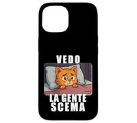 Vedo la Gente scema. Parodia per chi è circondato da idioti Coque pour iPhone 15