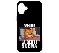 Vedo la Gente scema. Parodia per chi è circondato da idioti Coque pour iPhone 16 Plus