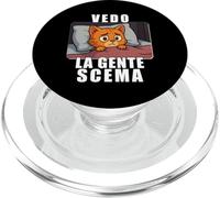 Vedo la Gente scema. Parodia per chi è circondato da idioti PopSockets PopGrip pour MagSafe