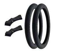 Vee Rubber Lot de 2 pneus 2.00-17" 2.00 x 17 Chambre à air compatible avec Piaggio Vespa Ciao