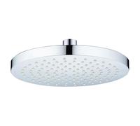 veebath Grand 20,3 cm Drenching pluie tête de douche ronde fixe avec support pivotant 1/2 boule connecteur en métal, chrome poli