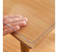 VeeCano Nappes de protection en plastique PVC transparent pour table basse et salle à manger, 50,8 x 91,4 cm, pour canapé, buffet, dessus de table, résistant à la chaleur, facile à nettoyer