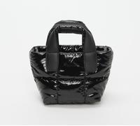VeeCollective Porter Tote Micro Pochette zippée Vinyle Noir