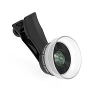 Veedzoens Objectif macro 10x pour iPhone et smartphone Android, compatible avec la cage de téléphone SmallRig NEEWER, avec diffuseur amovible, filetage de 17 mm, clip universel pour objectif de