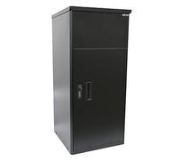 VEEHAUS Grande boîte aux Lettres Anthracite en Acier Inoxydable - pour l'extérieur - Taille XXL - avec Compartiment à Colis (Trappe, sans Support)