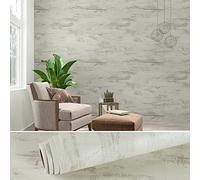 VEELIKE Papier Peint Béton Beige 60 cm × 900 cm Stickers Industriel Vintage Papier Peint Imitation Ciment Papier Autocollant Decoratif Salon Rouleau Vinyl Adhesif Cuisine Salle de Bain Imperméable