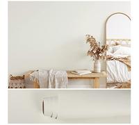 VEELIKE Papier peint blanc crème 40 x 300 cm