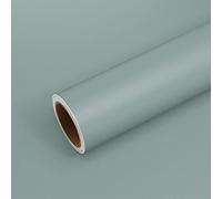 VEELIKE Papier peint bleu poussiéreux, 40 x 300 cm, papier contact bleu amovible pour armoires, murs, papier peint autocollant imperméable bleu clair pour chambre à coucher, salle de bain, cuisine, comptoirs, étagère