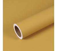 VEELIKE Papier Peint Jaune Moutarde Vintage Papier Adhésif pour Meuble 40 cm x 300 cm Papiers Peints Adhesif Mural Jaune Moutarde Adhesif Mural Decoratif Chambre Salon Salle de Bain Imperméable