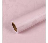 VEELIKE Papier Peint Relief Rose Papier Peint Feuillage Branches D'arbres Papiers Peints Fleuri Texturé 40cm×300cm Adhésif pour Meuble Chambre Rouleau Adhesif Decoratif Salon Armoire Amovible