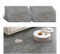 VEELIKE Sol PVC Adhesif Effet Béton Gris Vintage Dalle PVC Adhesive Sol Salle de Bain 24 Pièces Carrelage Adhesif Cuisine Imperméable Sticker Carrelage Garage Salon Chambre 1.5mm 60 cm × 30 cm