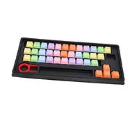 Veemoon 1 Ensemble Kit de Keycaps Colorés Pbt pour Clavier Mécanique Remplacement Premium de DIY Accessoires de Clavier Personnalisés