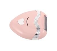 Veemoon 1 Ensemble Tondeuse Électrique Rasoir Portable Coeur Pour Zones Sensibles Épilation Sèche et Humide Convient Pour Aisselles et Jambes Pratique Pour Voyager Rose
