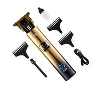 Veemoon 1 ensemble Tondeuse Professionnelle Rechargeable Multifonction Clipper pour Cheveux et Barbe avec Écran LCD pour Utilisation à Domicile
