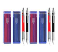 Veemoon 1 jeu de crayons mécaniques pour le travail du bois avec mines | Crayon de marquage rechargeable de 2 mm pour la fabrication de meubles, mine technique pour les tâches d'ingénierie et