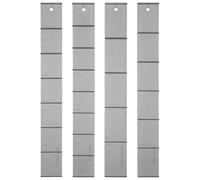 Veemoon 1 jeu de moules à parts égales pour gâteaux roulés | Règle graduée pour la découpe des gâteaux roulés | Outil de découpe et de cuisson avec échelle d'épaisseur | Guide