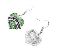 Veemoon 1 Paire Boucles Oreilles de Cœur pour Femme Accessoire de Fête de Graduation Parfait pour Ce Spécial Élégance