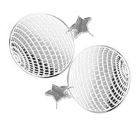 Veemoon 1 Paire De Boucles D'Oreilles Boule Disco En Pendantes Épaisses Pour Femmes Tendance Bijoux Disco Boucles D'Oreilles Tendance