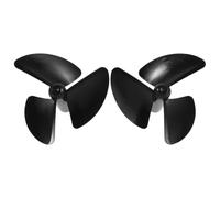 Veemoon 1 Paire d'hélices pour Bateau radiocommandé, 38 mm, 3 pales, | Pièces de rechange pour bateaux radiocommandés, modèles réduits de bateaux à monter soi-même, courses navales et