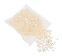 Veemoon 1 paquet Charms pour Ongles Abs Décorations Fantaisie Forme de Cœur Accessoires Manucure DIY Bijoux Perles Immitation pour Ongles Naturels et Artificiels