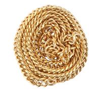 Veemoon 1 Pièce Collier exagéré bijoux de cou léger de cou extérieur chaîne créative collier cool décor de cou actuel accessoires hip-hop femmes de cou Acier au titane Doré