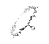 Veemoon 1 pièce Couronne de Mariée Rétro avec Pendentif Cristal Bandeau Élégant pour Mariage et Fête Accessoire de Coiffure pour Mariée et Demoiselle