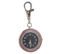 Veemoon 1 Pièce Montre de Poche à Cadran Regardez Enfants Montre de Poche en Montre en Alliage pour Personnes âgées Montre Portable Montre Gousset Enfant Alliage de Zinc Rose