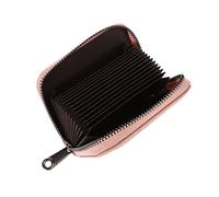 Veemoon 1 Pièce Paquet de Balayage de la Carte antivol Portefeuille à sous Poche boites à fiches Support Carte de Visite Portefeuille Pratique Cartes PU Portefeuille Unité Centrale Rose