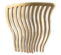 Veemoon 1 pièce Peigne à Cheveux de Mariée Laiton Accessoire Élégant pour Coiffure de Mariée Design Délicat pour Chignons et Up
