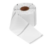 Veemoon 1 rouleau Étiquettes Thermiques Rondes Transparentes Autocollantes Imprimables Résistantes à Eau Huile pour Imprimante Thermique Compatible Multisurface