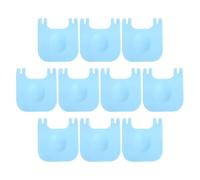 Veemoon 10 Clips de Fixation pour Cage d'animaux, Serrure de Porte DIY en PP, Fixation Facile et Rapide, pour Lapin ou Hamster, Lot de 10 Pièces