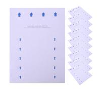 Veemoon 10 Feuilles de Nettoyage pour imprimante, Papier de Nettoyage | Compatible avec les imprimantes à jet d'encre, les photocopieurs, les télécopieurs et les scanners. Conception renforcée.
