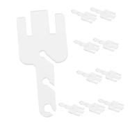 Veemoon 10 Pièces Adaptateurs Tendeur Fil Machine à Tricoter Accessoires Contrôle Tension Précis Compatible Addi King Express Polyvalent et Détachable pour Tricotage