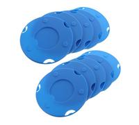 Veemoon 10 Pièces Auto Flag Pole Suction Base Cover Protection Pad for Car Flagpole Anti-Vibration Guard Easy Installation Paint-Safe Holder for Vehicle Display