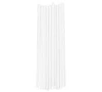 Veemoon 10 Pièces Barres en Plastique Blanc pour Documents Scolaires | Clips à Tige, Surface Lisse Polie, pour Feuilles et Petits Dossiers, Usage Maison et École