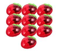 Veemoon 10 Pièces boite de bonbons récipient à bonbons en forme de fruit boîtes de traiter le récipient cas de stockage de bijoux bonbonnière conteneurs de cupcakes Plastique rouge
