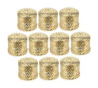 Veemoon 10 Pièces Boîtes Moxibustion Cuivre Durables Résistantes Chaleur Pour Thérapie Moxa Anti-cendres Portable Sécurisé Pour Tout Âge