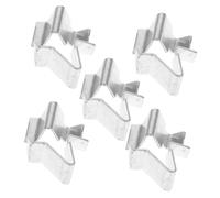 Veemoon 10 Pièces Clips Étagère Clip De Porte De Fixation pour Moustiquaire Pinces Inoxydable Support Étagère Réglable